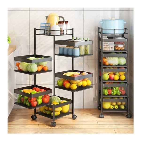 עגלת שירות נפתחת 5 תאים דגם ניר Garden Top
